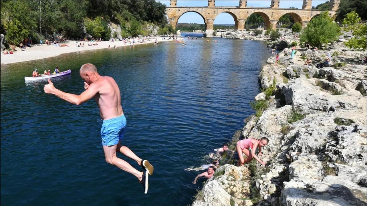 Tente Safari Au Pont Du Gard Vers Pont du Gard Ngoại thất bức ảnh